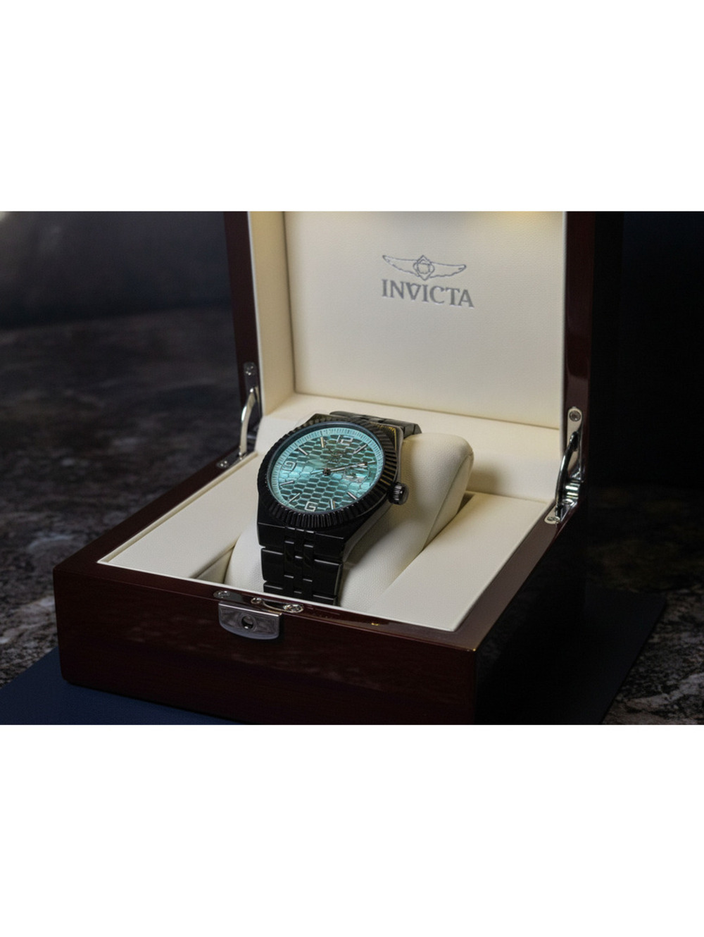 $249 INVICTA SPECIALTY SKY BLUE HONEY COMB DIAL 40mm